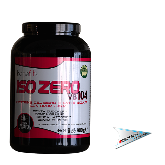 Benefits - Fitness Experience-ISO ZERO VB 104  900 gr Vaniglia  